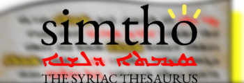 2019: Simtho Syriac Thesaurus
